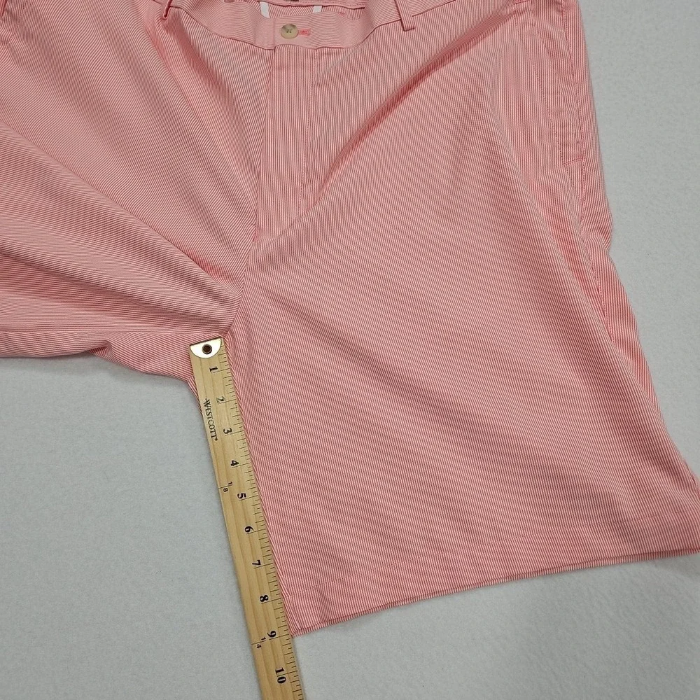 Peter Millar Wicking Golf Shorts Mens 42 Pink White 9